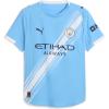 imageManchester City FC Mens 202526 Authentic Home Soccer Jersey  Slim Fit  Team Light Blue