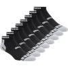 imagePUMA Mens 8 Pack Low Cut SocksBlack Combo