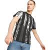 imagePUMA Mens Standard BMW M Motorsport Striped Tee BlackAOPPuma Blackall Over Print