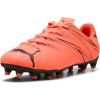 imagePUMA UnisexChild Attacanto Firm Artificial Ground Soccer Cleats SneakerGlowing Redpuma Black