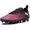 imagePUMA UnisexChild Future Play Firm Artificial Ground Soccer CleatsPuma Blackpuma Whiteglowing Red