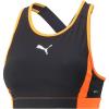 imagePUMA Womens Individualblaze High Neck BraBlackultra Orange