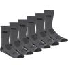 imagePUMA mens 6 Pack Crew SocksDark Gray