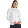 imagePUMA womens Cloudspun Heather Full Zip JacketWhite Glow