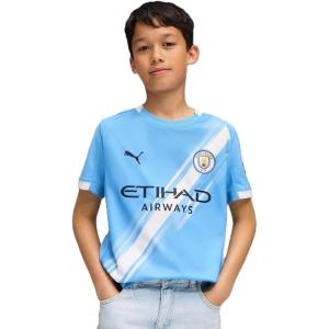 imageManchester City FC Kids 202526 Home Soccer Jersey  Team Light Blue