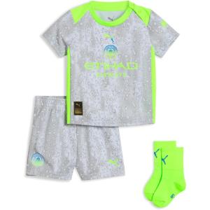 imageManchester City FC Unisex Baby 202526 Replica Soccer Third Kit  Pro Green