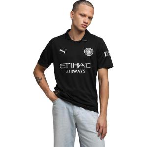 imageMens Manchester City FC 202526 Replica Away Soccer Jersey  Black