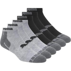 imagePUMA Mens 6 Pack Low Cut SocksGrey
