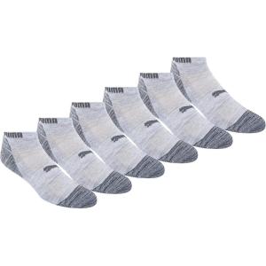 imagePUMA Mens 6 Pack Low Cut SocksMedium Grey