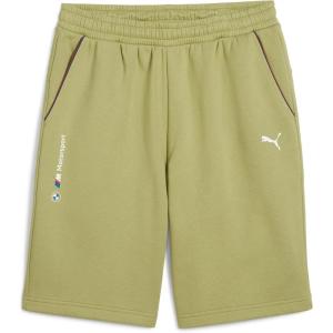 imagePUMA Mens BMW M Motorsport Fleece 9quot SweatShortsCalming Green