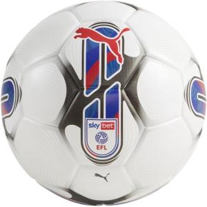 imagePUMA Orbita 6 Machine Stitch BallPuma WhitePuma RedTeam Power Blue