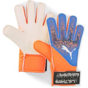 imagePUMA Ultra Grip 4 Regular Cut Goalkeeper GlovesUltra OrangeBlue Glimmer