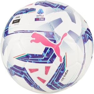 imagePUMA Unisex Orbita Serie A Machine Stitched Soccer Ball FIFA QualityPuma WhiteBlue GlimmerSunset Glow 2024