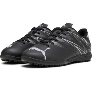 imagePUMA UnisexChild Attacanto Turf Training Soccer CleatsBlackSilver