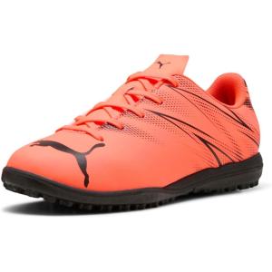 imagePUMA UnisexChild Attacanto Turf Training Soccer CleatsGlowing Redpuma Black