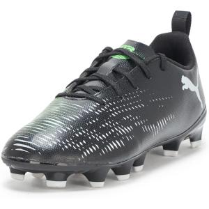 imagePUMA UnisexChild Future Play Firm Artificial Ground Soccer CleatsPuma Blackcool Light Grayfluo Green