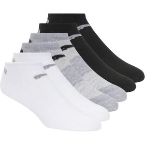 imagePUMA Womens 6 Pack Runner SocksGrey White Black
