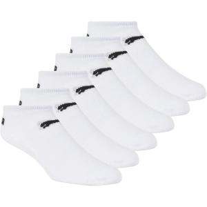 imagePUMA Womens 6 Pack Runner SocksWhite Black Puma