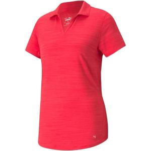 imagePUMA Womens Cloudspun Free PoloTeaberry Heather