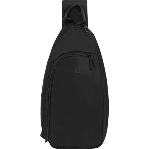 imagePUMA Womens Myriad Sling Sporty HandsFree Bag with Reversible Strap ampamp Dual Compartments Black One SizeBlack