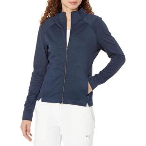 imagePUMA womens Cloudspun Heather Full Zip JacketNavy Blazer Heather