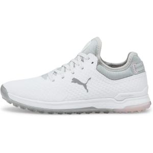 imagePuma Golf Womens Proadapt AlphacatGolf ShoePuma White Puma Silver Pink Lady