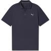 imagePUMA Mens Icon Heather Polo 20Deep Navy Heather