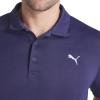 imagePUMA Mens Icon Heather Polo 20Deep Navy Heather