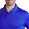 imagePUMA Mens Icon Heather Polo 20Festive Blue Heather
