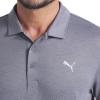 imagePUMA Mens Icon Heather Polo 20Slate Sky Heather