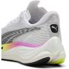 imagePUMA Mens Velocity Nitro 3 Running Shoes Sneaker WhitePure MagentaYellow Alert 125