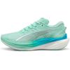 imagePUMA Womens Deviate Nitro 3 Fade Running Sneakers Shoes  OrangeMint MeltSpeed Blue