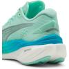 imagePUMA Womens Deviate Nitro 3 Fade Running Sneakers Shoes  OrangeMint MeltSpeed Blue