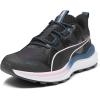 imagePUMA Womens Reflect Lite Trail Running ShoesBlacksilver Mistocean Tropic