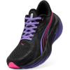 imagePUMA Womens Velocity Nitro Running Shoes SneakerPuma BlackDark Amethyst