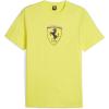 imagePUMA Mens Standard Scuderia Ferrari Race Shield TeeSpeed Yellowss24