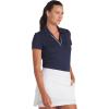 imagePUMA Womens Cloudspun Piped Ss PoloDeep Navy