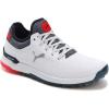 imagepumagolf Mens Proadapt Alphacat Golf ShoePuma Whitenavy Blazerhigh Risk Red