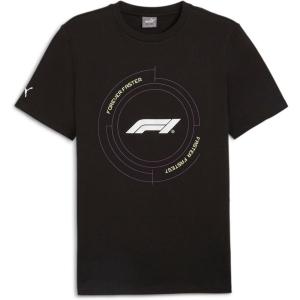 imagePUMA Mens Formula 1 Essentials Graphic TShirtPuma Black