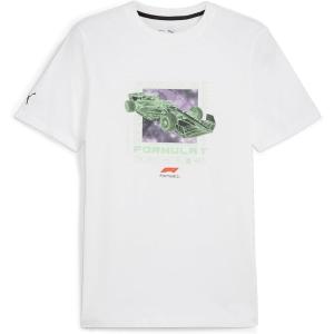 imagePUMA Mens Formula 1 Essentials Graphic TShirtPuma White