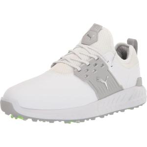 imagePUMA Mens Ignite Articulate Golf ShoePuma Whitepuma Silverhigh Rise