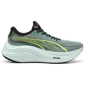 imagePUMA Mens Magmax Nitro Running ShoesGreen MoonYellow Alert