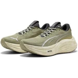 imagePUMA Mens Magmax Nitro Running ShoesLux ArmyWarm WhiteDusky Grey
