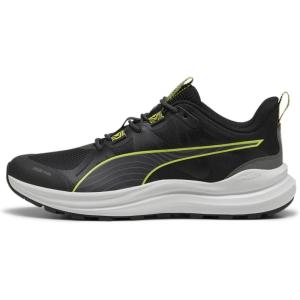 imagePUMA Mens Reflect Lite TrailSneakerPuma Blackcool Dark Graylime Pow