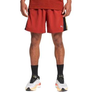 imagePUMA Mens Run Favorite Velocity 7quot ShortsMars Redpuma Black Aw24