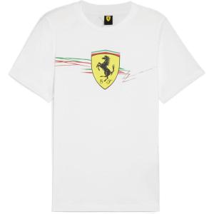 imagePUMA Mens Scuderia Ferrari Race Shield TShirtPuma White