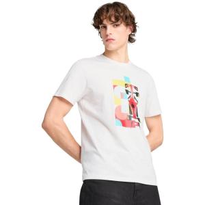 imagePUMA Mens Scuderia Ferrari Race Shield TShirtPuma White Ss25