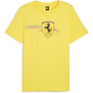 imagePUMA Mens Scuderia Ferrari Race Shield TShirtSpeed Yellow