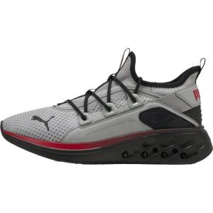 imagePUMA Mens Softride Frequence Shoes SneakerGray Echofor All Time RedBlack