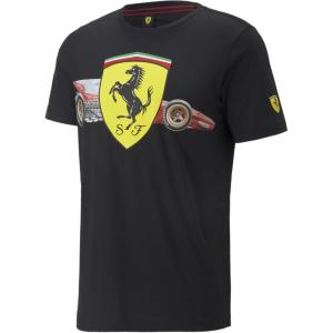 imagePUMA Mens Standard Scuderia Ferrari Race Heritage Big Shield TeePuma Black